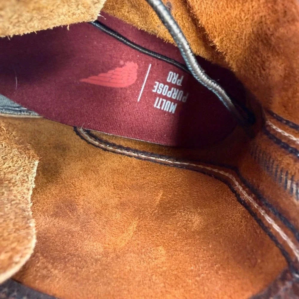 Red Wing Iron Ranger Men 10 Brown 8085 Copper Rough & Tough Leather Work Boots